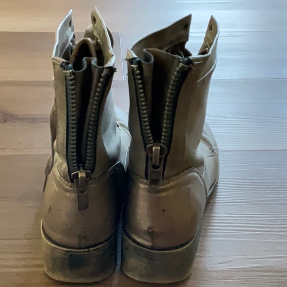 Army style combat boots - Picture 3 of 4